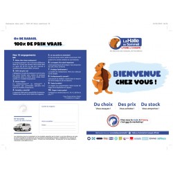 dépliants bienvenue