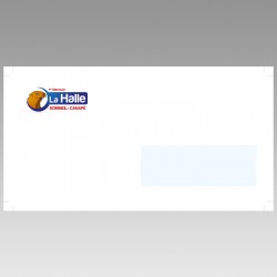 Enveloppes avec fenêtre par 500