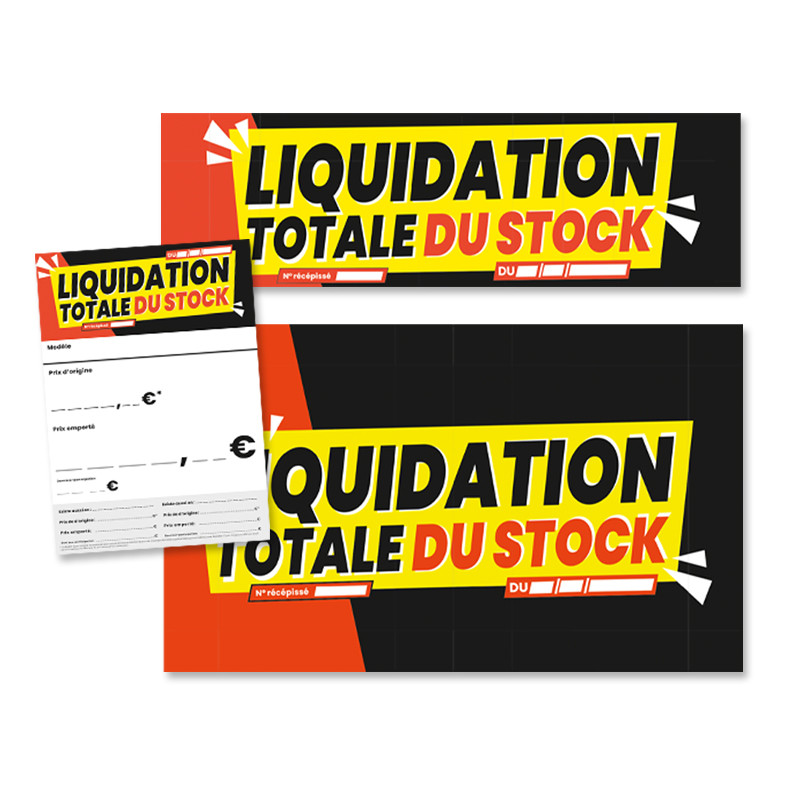 Kit PLV Liquidation